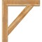 Ekena Millwork Traditional Block Rough Sawn Bracket w/ Offset Brace, Western Red Cedar, 8"W x 40"D x 44"H BKT0806X40X44TRA05RWR - alternate 2